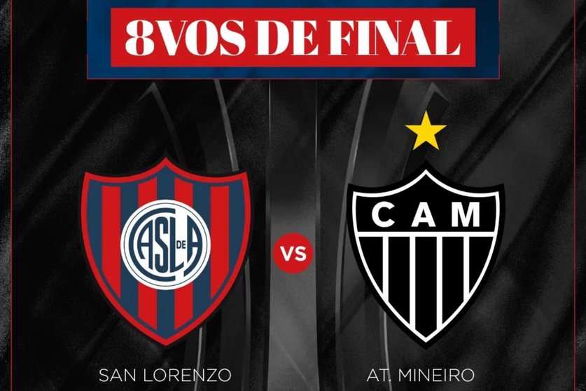 Octavos de final de la Copa Libertadores, San Lorenzo - Atlético Mineiro.